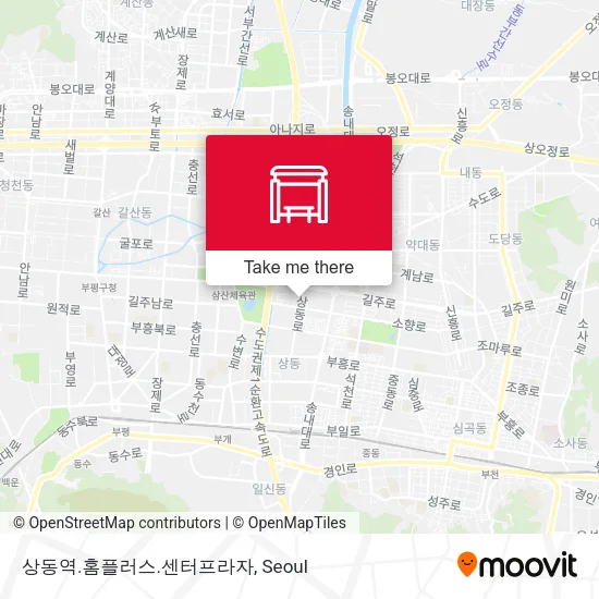 상동역.홈플러스.센터프라자 map