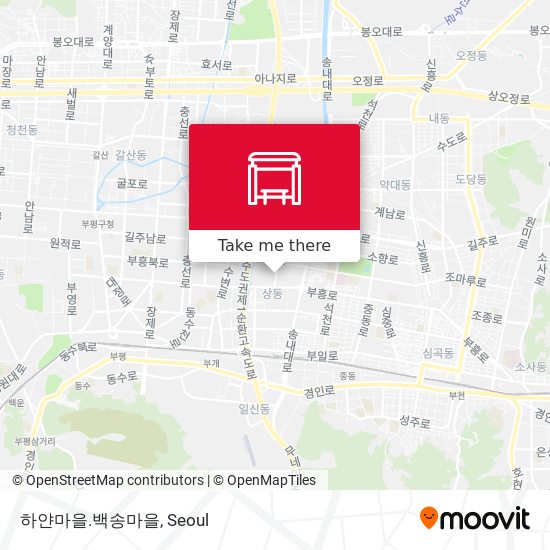 하얀마을.백송마을 map