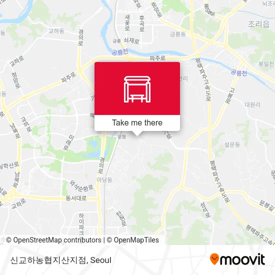 신교하농협지산지점 map