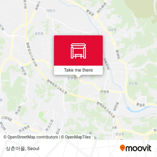 상촌마을 map