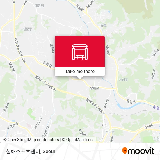 철해스포츠센타 map