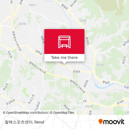 철해스포츠센타 map
