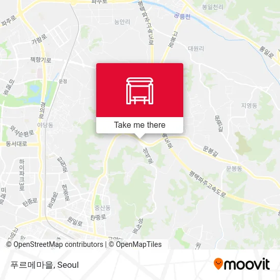 푸르메마을 map