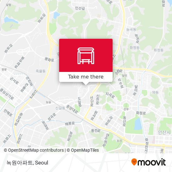 녹원아파트 map