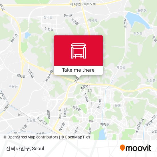 진덕사입구 map