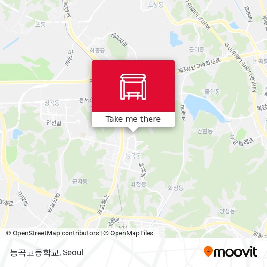 능곡고등학교 map
