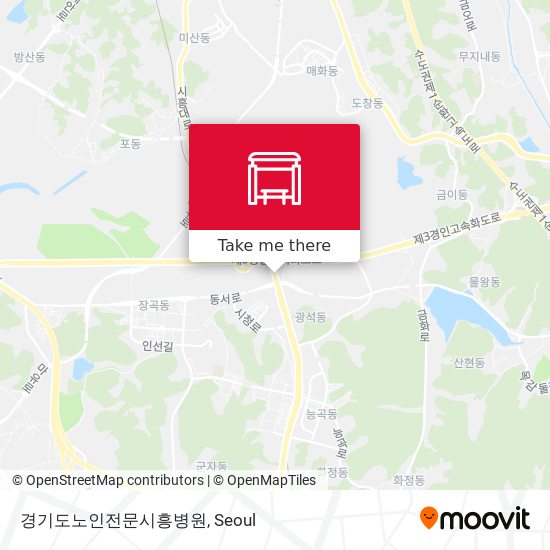경기도노인전문시흥병원 map