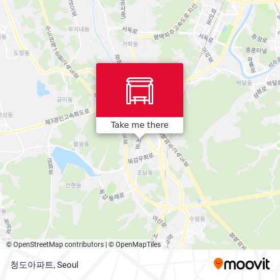 청도아파트 map