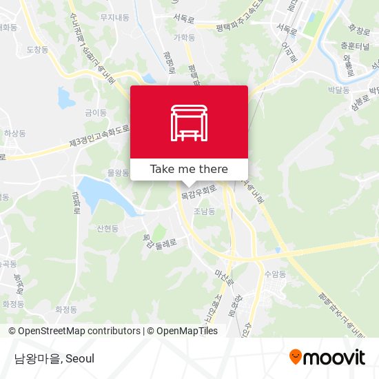 남왕마을 map