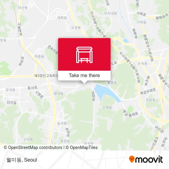월미동 map