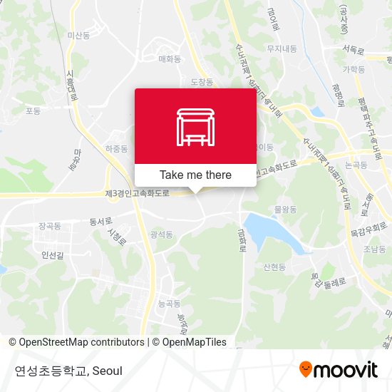 연성초등학교 map