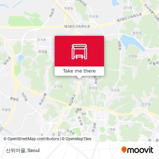 산뒤마을 map