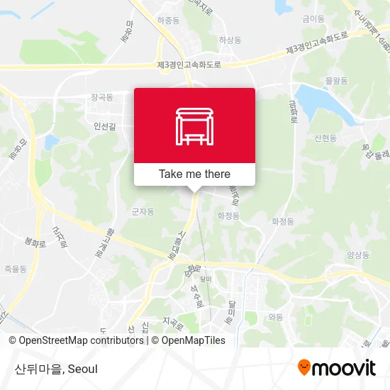 산뒤마을 map