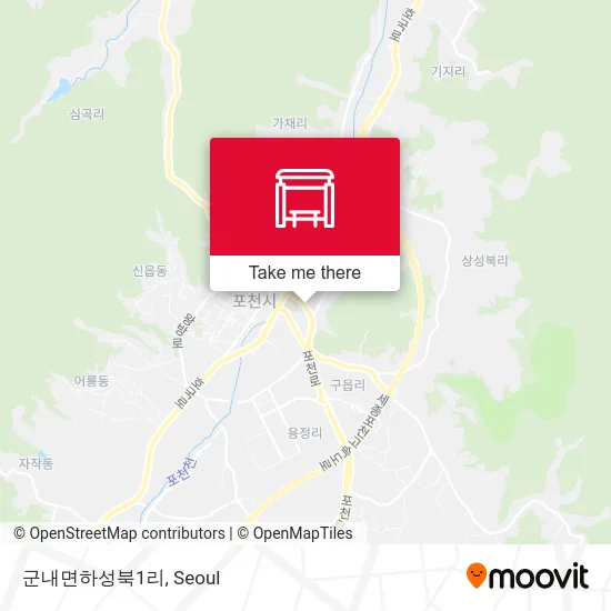 군내면하성북1리 map