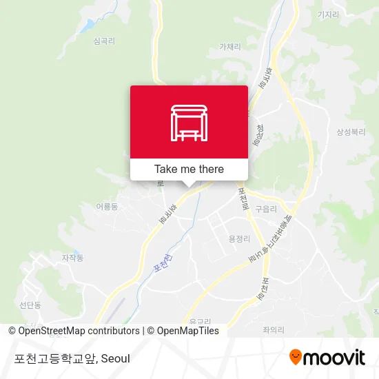 포천고등학교앞 map
