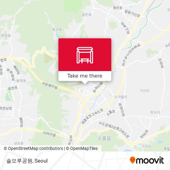 솔모루공원 map