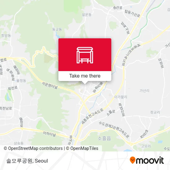 솔모루공원 map