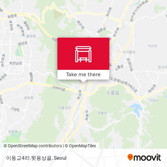 이동교4리.윗용상골 map