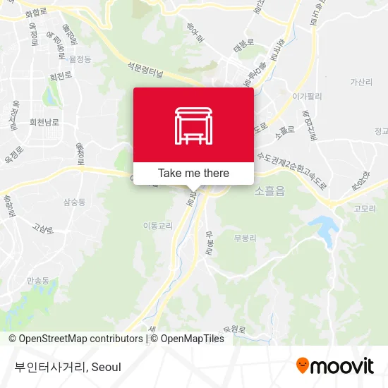 부인터사거리 map