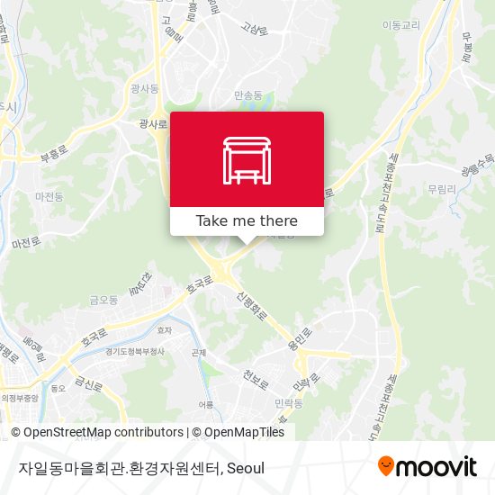 자일동마을회관.환경자원센터 map