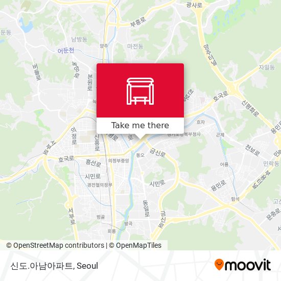 신도.아남아파트 map