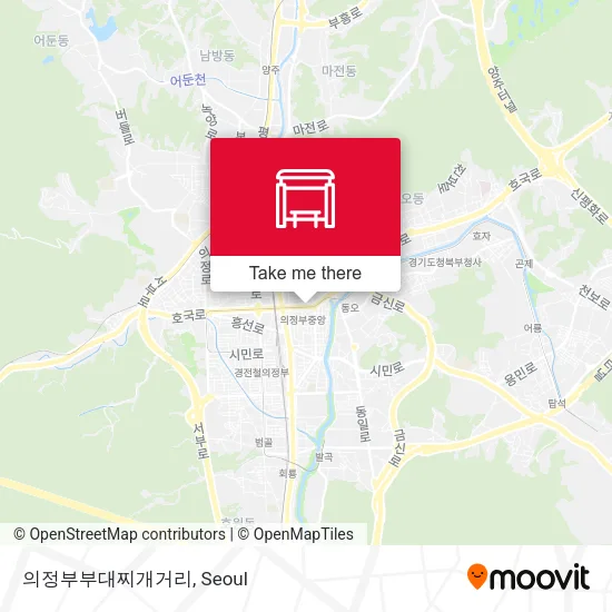 의정부부대찌개거리 map