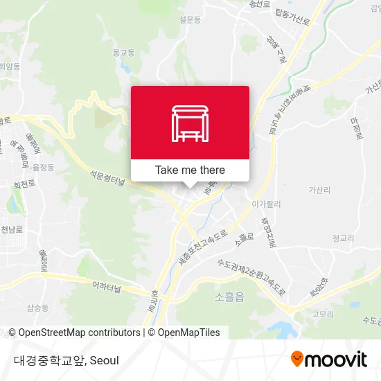 대경중학교앞 map