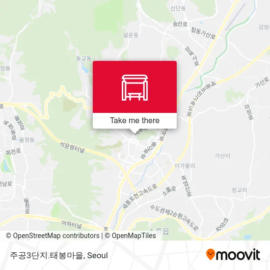 주공3단지.태봉마을 map