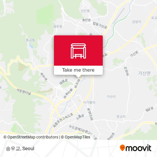 송우교 map