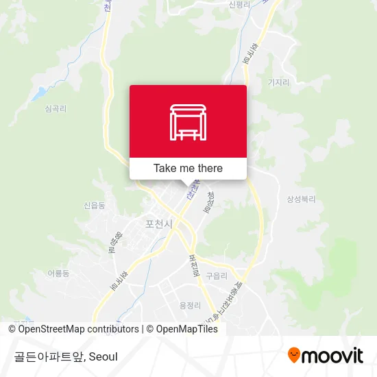 골든아파트앞 map