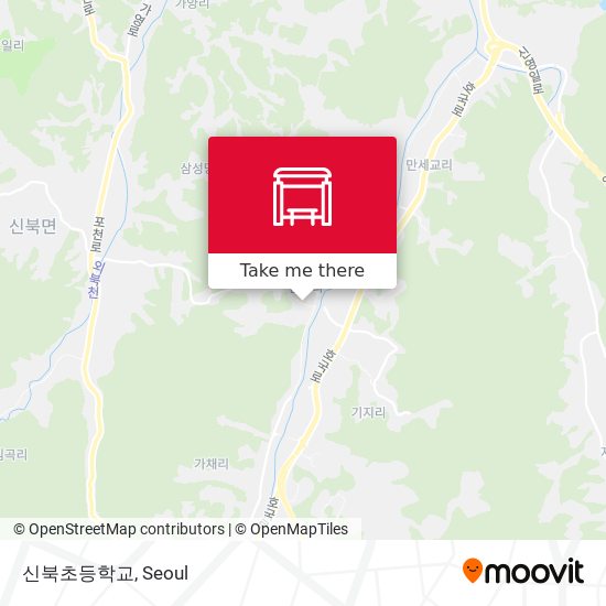 신북초등학교 map