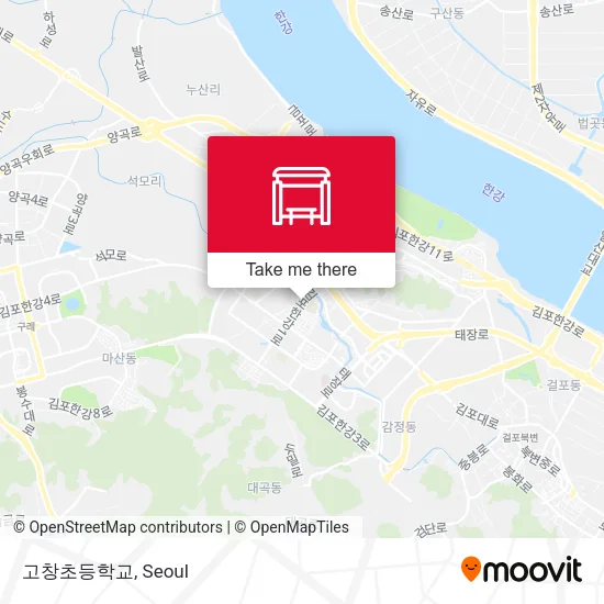 고창초등학교 map