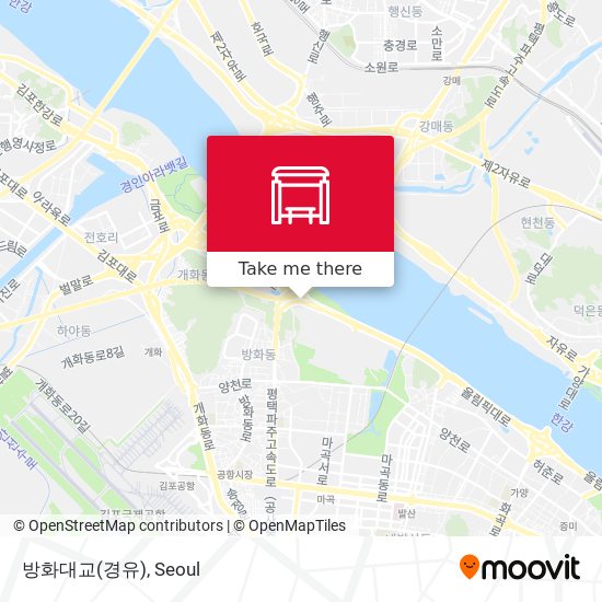 방화대교(경유) map