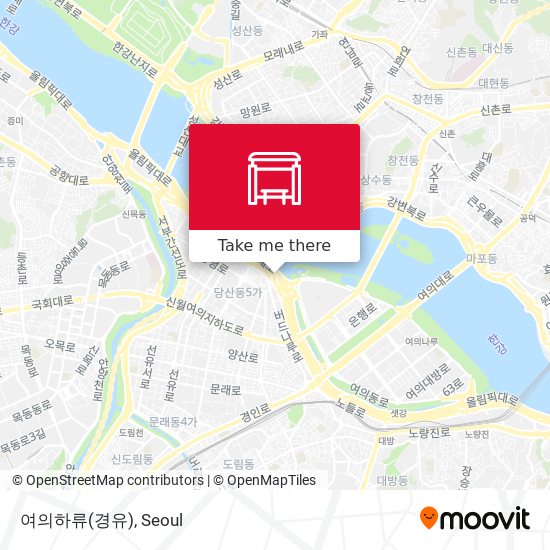 여의하류(경유) map