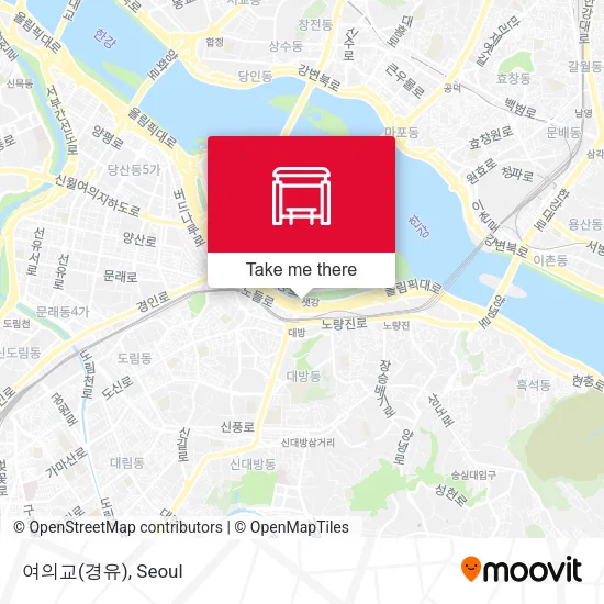 여의교(경유) map