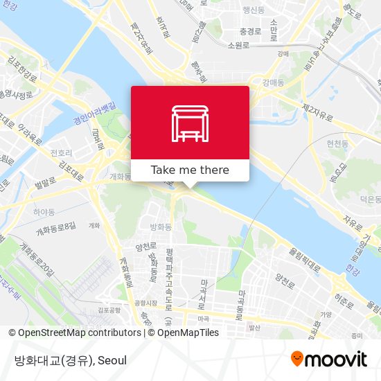방화대교(경유) map