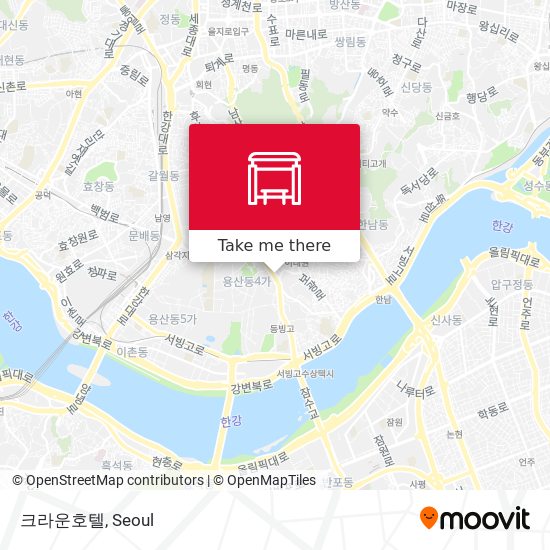 크라운호텔 map