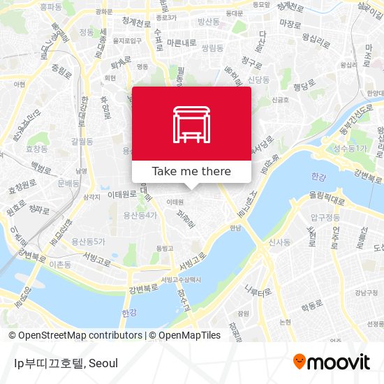 Ip부띠끄호텔 map