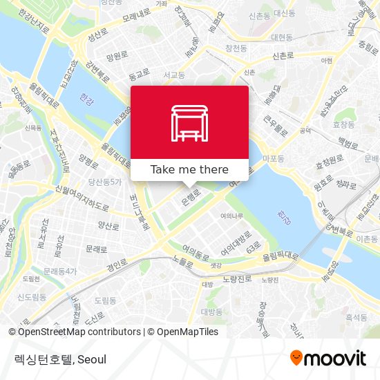 렉싱턴호텔 map