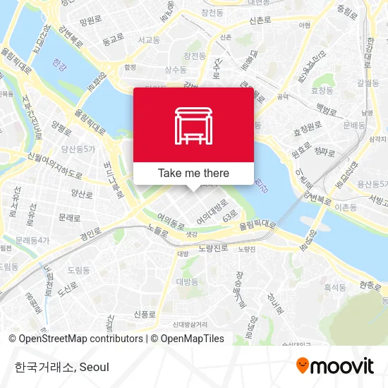 한국거래소 map
