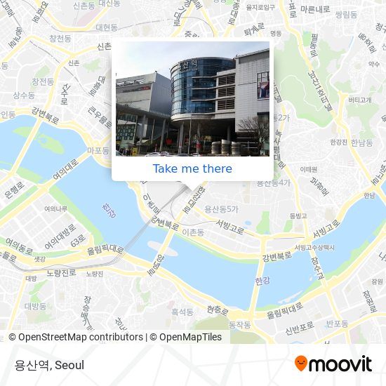 용산역 map