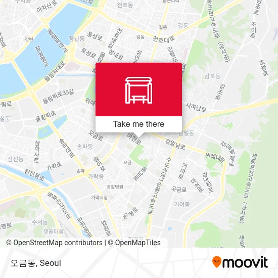 오금동 map