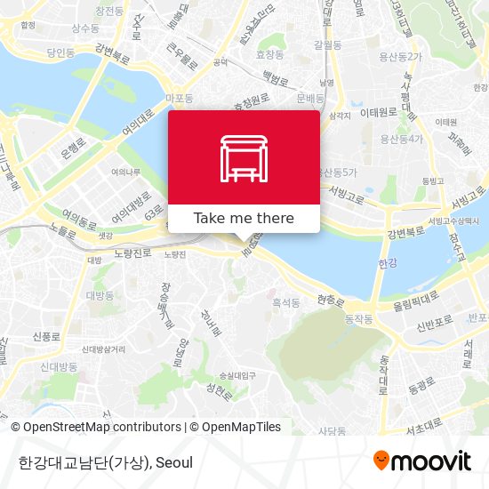 한강대교남단(가상) map