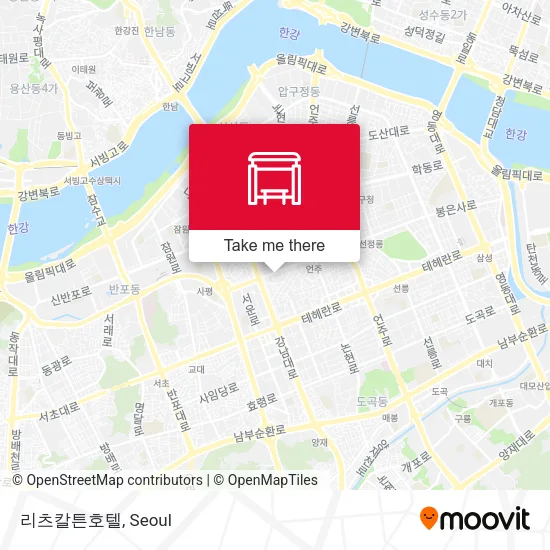 리츠칼튼호텔 map