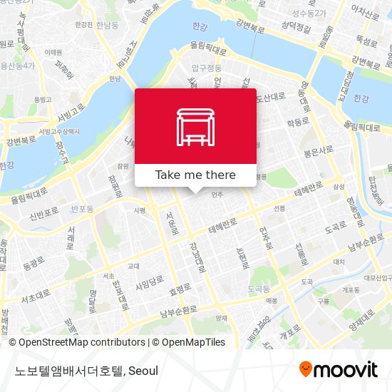 노보텔앰배서더호텔 map