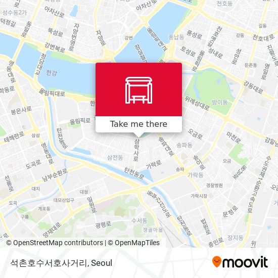 석촌호수서호사거리 map