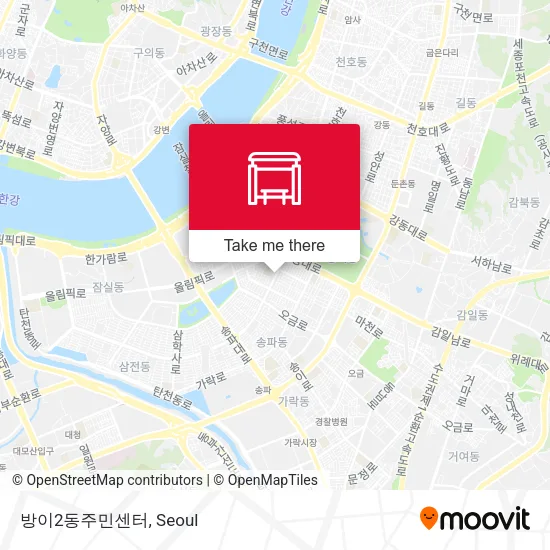 방이2동주민센터 map