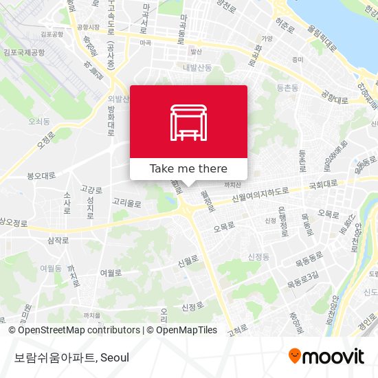 보람쉬움아파트 map