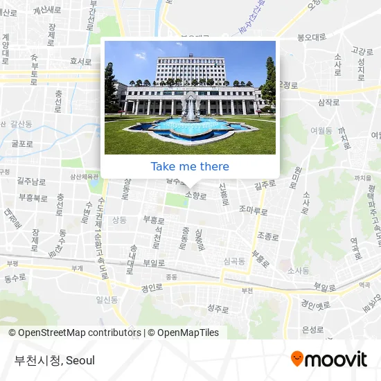 부천시청 map