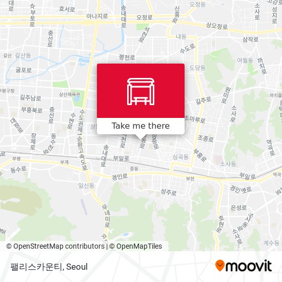 팰리스카운티 map